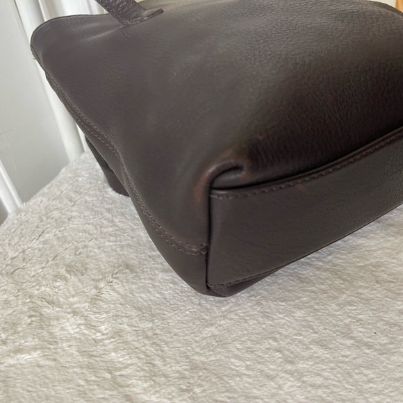 Coach Vintage dark chocolate Bag EUC - Picture 8 of 11